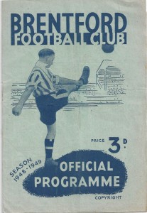 Brentford v West Ham United 1948/49 Football League for sale on Ebay