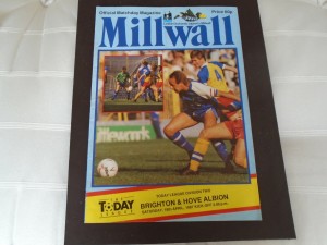Millwall v Brighton & Hove Albion Today League Division 2 Programme 18/4/87 for sale on Ebay
