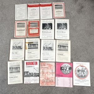 Workington Football programmes 60’s - 80’s for sale on Ebay