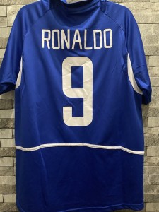 Brazil 02/04 Away Shirt #9 Ronaldo Adults XL for sale on Ebay