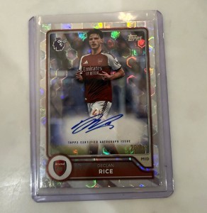 Topps Premier League Flagship 2026/27 Declan Rice Arsenal Auto BA-DR  20/38 for sale on Ebay