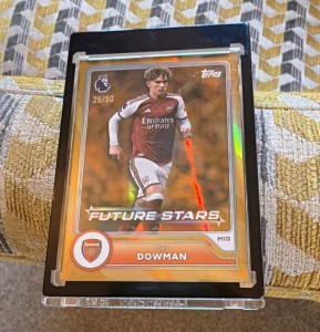 Topps Max Dowman Arsenal Future Stars #1 Gold Parallel 26/50 PL 26/27 for sale on Ebay