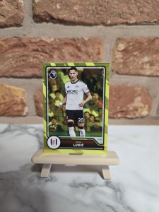Topps 26/27 Yellow Voltage Parallel SASA LUKIC FULHAM  #138 for sale on Ebay