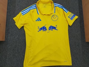 Adidas  Leeds United Retro  Shirt Yellow Size L Slim Fit Top 2024 1974 3rd shirt for sale on Ebay