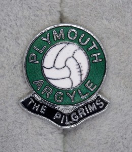 Plymouth Argyle F.C. VINTAGE GOMM BALL football BADGE RARE for sale on Ebay