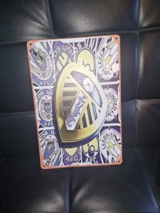 Leeds United Metal Sighn for sale on Ebay