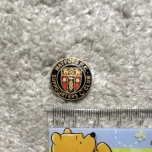 Watford FC Supporters Club Enamel Badge/Pin for sale on Ebay