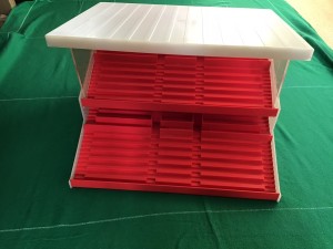 Subbuteo - 61216 Grandstand with 2 red sections for sale on Ebay