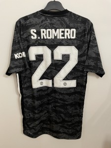 Manchester United Sergio Romero Football Shirt Goalkeeper Kit 2019/20 for sale on Ebay