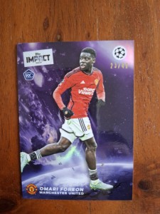 Omari Forson Manchester United (128) Numbered  for sale on Ebay