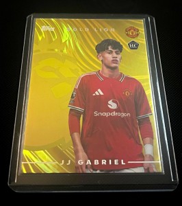 Topps Premier League JJ Gabriel Manchester United 26/27 Gold Lion Rookie #GL17 for sale on Ebay