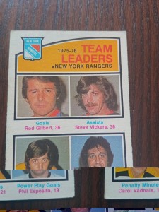 1976-77 O Pee Chee Team Leaders #390 New York Rangers for sale on Ebay