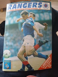 Rangers v Aberdeen Scottish League Cup Season 1993-1994 for sale on Ebay