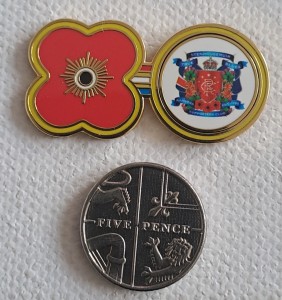 RARE FIND GLASGOW RANGERS STENHOUSEMUIR SUPPORTERS CLUB POPPY PIN BADGE for sale on Ebay