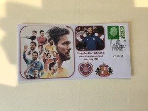 Heart Of Midlothian Craig Gordon Testimonial v Sunderland First Day Cover 2025 for sale on Ebay