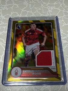 Chris Wood 151/299 Gold Relic Forest Topps Flagship Premier League 26/27 for sale on Ebay