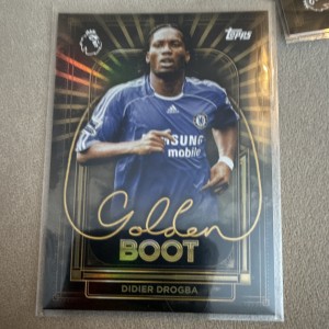 Didier Drogba 2026/27 Topps Flagship #GB2 Golden Boot Insert Chelsea for sale on Ebay