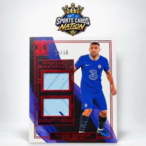 Panini Impeccable Premier League 2022-23 Mateo Kovačić Chelsea Dual Patch /10 for sale on Ebay