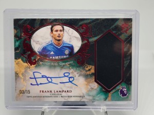 2025-26 Topps Royalty Frank Lampard Patch Auto /15 Chelsea Match-Worn Relic for sale on Ebay