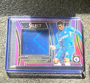 Panini 2023-24 Select Premier League Thiago Silva Chelsea Prizm Mem JS-TS 31/49 for sale on Ebay