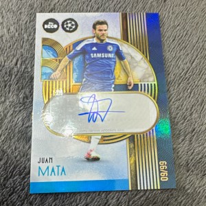 Topps 2025-26 UEFA Club Competitions Deco Legends Juan Mata Chelsea 99/99 for sale on Ebay
