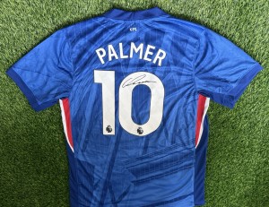 GENUINE COLE PALMER SIGNED CHELSEA 25/26 SHIRT, BID, COA (AD) for sale on Ebay