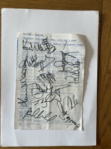 FELTHAM v CHELSEA MCC 1988/9 Multiple CHELSEA Autographs. for sale on Ebay