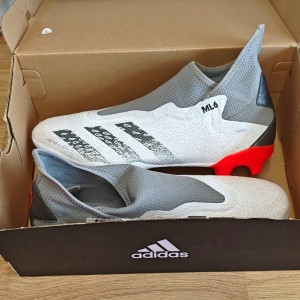 adidas Predator Freak.3 LL FG Football Boots UK 9.5 White/Grey/Red/Black for sale on Ebay