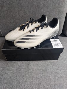 Adidas X Ghosted.4 FxG Firm Ground White/Black Football Boots Size UK 8 for sale on Ebay