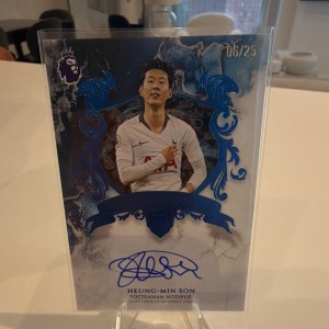 Topps Heung-Min Son Tottenham Hotspur Hard Signed Autograph Auto 06/25 for sale on Ebay