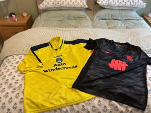 Nike Birmingham City Away cup final Shirts  Yellow 00/01 black 24/25 for sale on Ebay