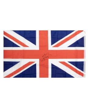 Sir Mo Farah Signed Union Jack Flag with COA for sale on Ebay
