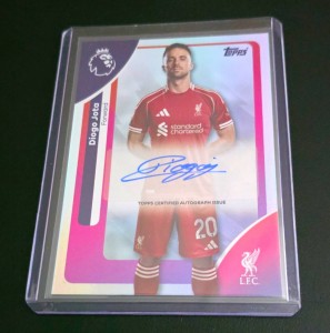 Topps Premier League 2025/26 Diogo Jota Liverpool FC Signed Autograph Card for sale on Ebay