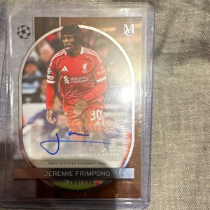 Topps UEFA Champions League 2025/26 Jeremie Frimpong Liverpool Ba-Jf Auto for sale on Ebay