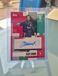 Topps Premier League Liverpool FC Team Set 2024/25 Jerzy Dudek Auto BA-DU for sale on Ebay