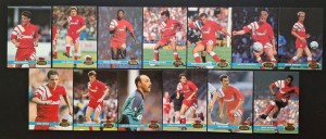 1992 TOPPS STADIUM CLUB - COMPLETE LIVERPOOL TEAM SET inc McMANAMAN  rookie for sale on Ebay