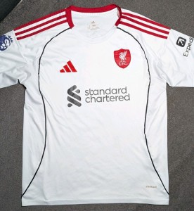 Liverpool 2024/25 Away Shirt M. Salah #11 Adidas Aeroready Size Large L for sale on Ebay