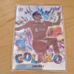 Liverpool , Golazo, Luis Diaz, GZ-23, TOPPS Chrome for sale on Ebay