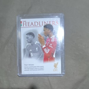 Futera 2025 Liverpool Trey Nyoni The Headliners UD07 Insert Card 100/105 for sale on Ebay