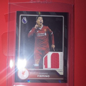 Topps Flagship Premier League Bobby Firmino Liverpool Relic 09/10 number match  for sale on Ebay