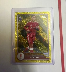 Topps Premier League 2026/27 Virgil van Dijk Liverpool Gold 196/299 for sale on Ebay