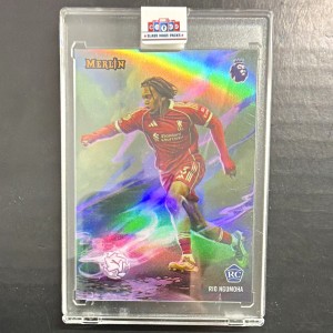 Topps Premier League Merlin 2026 Rio Ngumoha Liverpool RC Insert MM-RN for sale on Ebay
