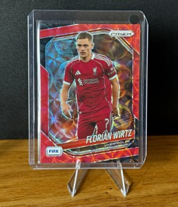 Panini 2025-26 Prizm FIFA Florian Wirtz Liverpool Choice Red Prizm #99 /88 for sale on Ebay