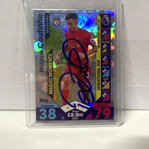 £1 START Hand Signes Philippe Coutinho Liverpool Auto Rare Legend Collectors  for sale on Ebay