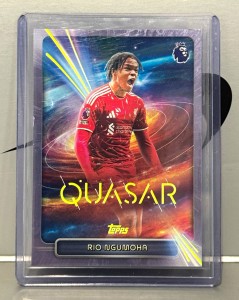 Topps 2026/27 Premier League Rio Ngumoha Liverpool Quasar Insert QU 10 for sale on Ebay