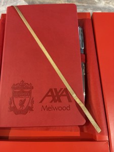 Liverpool FC Official Melwood Training Ground Boxed Notepad & Pen Gift Set 
