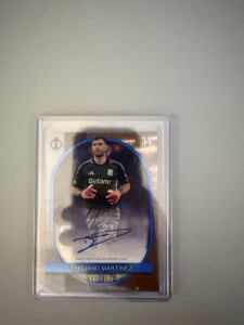 Topps museum UCC 2025 / 26 Emiliano Martinez #112/ 150 Autograph Aston Villa for sale on Ebay