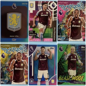 2025/26 Topps Premier League ***36 - CARD ASTON VILLA BUNDLE*** Numbered/Inserts for sale on Ebay