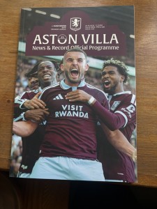 Aston Villa v Manchester City Premier League Official Programme 2026-27 for sale on Ebay