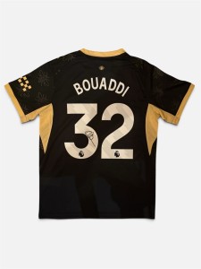 RARE AYYOUB BOUADDI HAND SIGNED MANCHESTER CITY AWAY SHIRT *EXACT PROOF & COA* for sale on Ebay